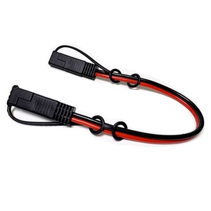 Macon nero rosso SAE 2 Pin spina di scollegamento rapido 12V <span class=keywords><strong>batteria</strong></span> <span class=keywords><strong>batteria</strong></span> per <span class=keywords><strong>auto</strong></span> cavo di prolunga - Product Image 2