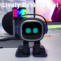 Robot de bureau interactif EMOPET AI avec commande vocale ChatGPT, fonction de danse et personnalité interactive, livré avec station de charge à domicile
