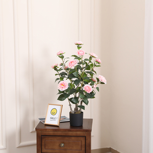 Vendita calda di nuovo Design artificiale albero albero fiore all'ingrosso camelia albero casa ufficio Derco - Product Image 3