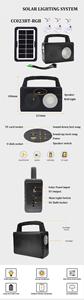 New Trend Solar Indoor Lighting System with 3 Watt Solar Panel FM Radio and Mobile Phone Charging Solar Lighting Kits - Product Image 5