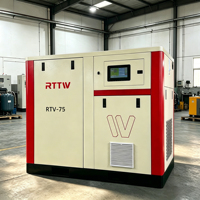 Compresor de Aire de Tornillo de Velocidad Variable PM Industrial de 37KW, 45KW, 55KW, de Venta Caliente RTTW