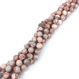Di alta Qualità del Commercio All'ingrosso di <span class=keywords><strong>Pietra</strong></span> Naturale Rotonda <span class=keywords><strong>rosa</strong></span> Picasso Jasper Demi <span class=keywords><strong>Pietra</strong></span> <span class=keywords><strong>Preziosa</strong></span> Monili Che Fanno Della Collana Del Braccialetto Perline di <span class=keywords><strong>Pietra</strong></span> - Product Image 3