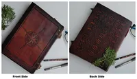 Journal en cuir fait à la main boussole Journal en cuir sort livre de l'ombre personnalisé à la main Journal en cuir Grimoire sans doublure