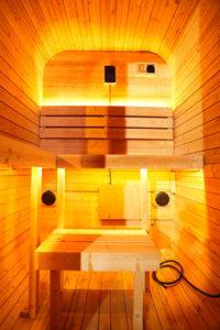 Sauna Exterior Premium <span class=keywords><strong>de</strong></span> Cedro Rojo para 2 Personas, Baño <span class=keywords><strong>de</strong></span> Vapor Aromático Tradicional, Diseñada para Jardines, Villas y Retiros <span class=keywords><strong>de</strong></span> Spa <span class=keywords><strong>de</strong></span> Lujo - Product Image 5