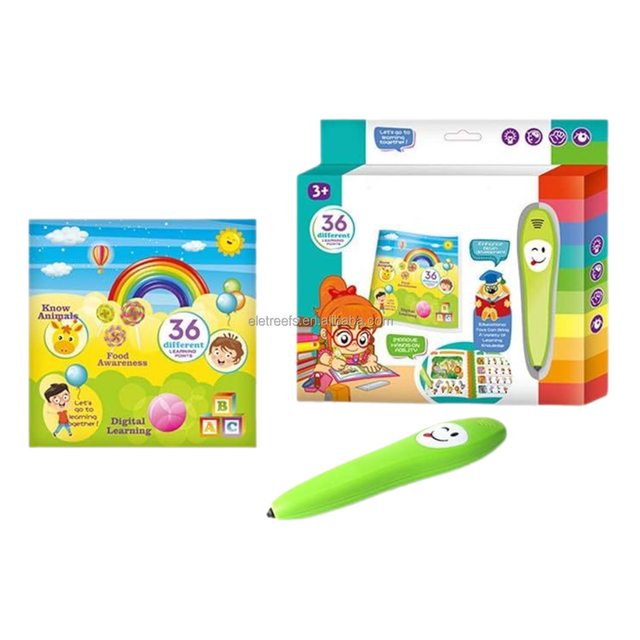 Child Early Education Intelligent Interactive Multifunctional Electronic Point Custom Talking Reading Pen for Kids Book