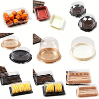 Boîte en plastique transparente PET de qualité alimentaire pour salade, pain, sandwich, pizza, emballage écologique, recyclable, personnalisable