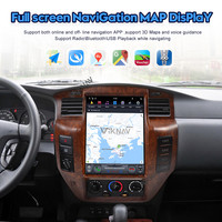 12.3 pouces pour NISSAN PATROL Y61 2004-2019 autoradio DVD lecteur multimédia Navigation GPS CarPlay écran unité principale