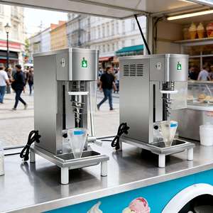 Mezcladora Manual Comercial de 750W con Sistema de Limpieza por Chorro para Helados y Yogur, Equipo para Heladerías - Product Image 3