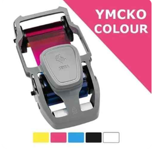Ruban d'imprimante de cartes PVC Zebra ZC100 ZC300 <span class=keywords><strong>ZC350</strong></span> 800300-250AP YMCKO 200 impressions/rouleau Original Fabriqué aux États-Unis - Product Image 2
