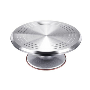 Ensemble de 7 pièces en alliage d'aluminium pour support rotatif à gâteau, outils de pâtisserie et de glaçage, pour usage commercial, fabriqué en Chine - Product Image 5