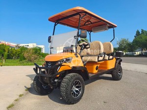 Carrito de Golf Eléctrico Amarillo para 6 Pasajeros con Certificación CE - Product Image 6