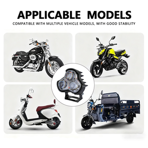 LELANPU Phare LED Moto Baja ATV <span class=keywords><strong>avec</strong></span> <span class=keywords><strong>ventilateur</strong></span> de refroidissement, projecteur stroboscopique, feux de brouillard pour voiture - Product Image 5
