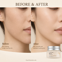 Crème Visage OEM au Céramide de Riz : Nourrit, Répare la Barrière Cutanée, Hydrate, Apaise les Peaux Sèches et Sensibles, pour un Éclat Doux – Soin Hydratant Quotidien