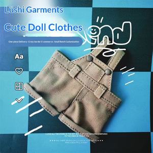 Voor het verwisselen van kleding Pop geruite driedelige pakset met overhemd, vest, riembroek - Product Image 3