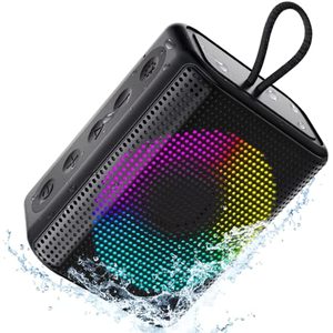 LENRUE F3 IPX5 Waterproof Portable <strong>Bluetooth</strong> Wireless <strong>Speaker</strong> 5W TWS <strong>Mini</strong> Shower <strong>Speaker</strong> with MIC Enhanced Bass 12 Hour Playtime - Product Image 1