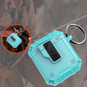Étui antichoc pour écouteurs PC TPU pour <span class=keywords><strong>Airpods</strong></span> 1 2 avec porte-clés - Product Image 3