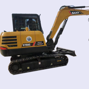 Miniexcavadoras Sany Sy60 con Certificación CE EMC, Excavadoras de Orugas de Segunda Mano Fabricadas en China, Motor Isuzu, Embalaje EPR Francia - Product Image 1