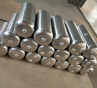 Pabrik langsung menjual aluminium baja tahan karat atau karbon baja industri terkompresi tangki udara Mini horisontal kompresor tangki