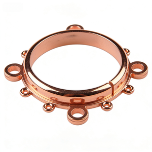 Brida de aleación de zinc personalizada fundida a presión con múltiples orificios de montaje, mecanizada por CNC - Product Image 4