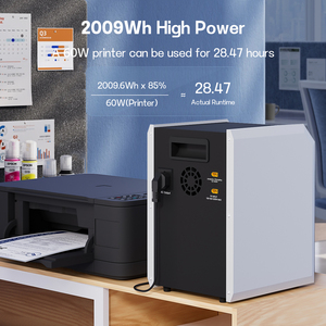 Generador Solar de Onda Sinusoidal Pura de 1000W para Interiores y Exteriores, Estación de Energía Portátil con Batería SL-98 - Product Image 4