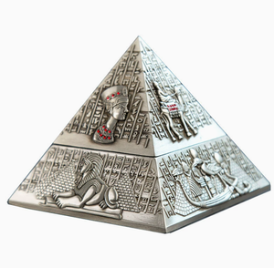 Cendrier à cigares personnalisé, créatif, antique, traditionnel, égyptien, pharaon, coupe-vent, avec couvercle, souvenir <span class=keywords><strong>en</strong></span> métal pour le tourisme <span class=keywords><strong>en</strong></span> <span class=keywords><strong>Égypte</strong></span> - Product Image 3