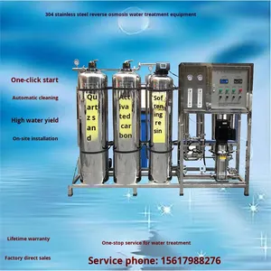 Grand équipement de traitement d'eau par osmose inverse industrielle <span class=keywords><strong>RO</strong></span>, filtre de purification, déionisation double étage, purificateur commercial - Product Image 4