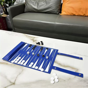 Juego de <span class=keywords><strong>Ajedrez</strong></span> y Backgammon Plegable Portátil, Caja de Plástico Multifuncional de Viaje, Elástica y Retráctil, Nueva Caja de <span class=keywords><strong>Ajedrez</strong></span> Plegable Portátil en Venta - Product Image 2