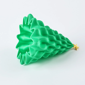 Figura de árbol de Navidad con degradado de arcoíris, adorno de estrella de resina para la punta del árbol, decoración navideña - Product Image 5
