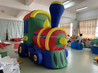 Train de Père Noël gonflable personnalisé pour les décorations de Noël