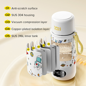 212, быстрый нагрев, портативный детский подогреватель молока, беспроводной Usb-бутылочка, портативный чайник для чая и кофе - Product Image 5