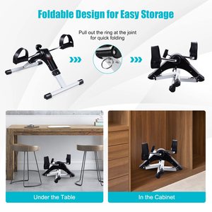 Mini bước gấp dưới bàn xe đạp bàn đạp Exerciser ABS Vật liệu nhà văn phòng tập thể dục tập thể dục tập thể dục mini xe đạp peddler máy - Product Image 2