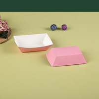 Caja de papel kraft al por mayor de fábrica para aperitivos, desechable, a prueba de aceite, para llevar patatas fritas y pollo frito
