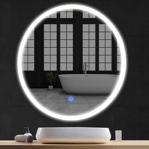 Espejo de Baño Redondo Inteligente con Retroiluminación LED para Hotel, Estilo Moderno, Montado en la Pared, con Luz - Product Image 4