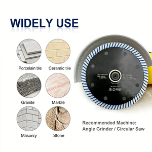 Lame de scie circulaire diamantée fine, haute précision, coupe nette, pour carrelage céramique et porcelaine, lame durable, <span class=keywords><strong>disque</strong></span> de coupe pour la construction - Product Image 3