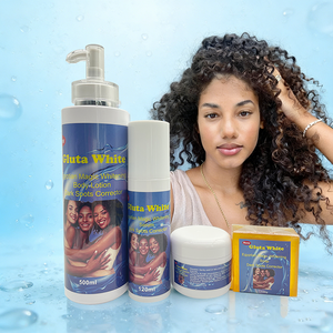 Set de Belleza Gluta Booster con Vitamina C y Glutatión, Corrector de Manchas Oscuras, Blanqueador e Iluminador para el Cuidado de la Piel de la Mujer - Product Image 1