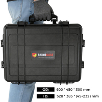 Valise rigide en plastique de grande taille entièrement personnalisable, étanche, pour la protection des équipements, boîte à outils, valise rigide