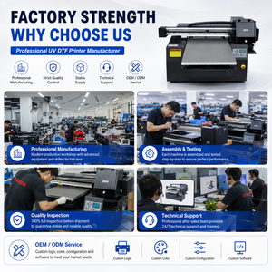 Stampante Inkjet UV DTF A2 5060 con Doppia Testina XP600, 50x60cm, 2400 DPI, Flatbed per Stampa Diretta su Oggetti e Adesivi in Pellicola AB - Product Image 5