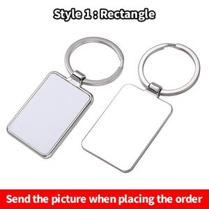 Wholesale Custom Photo Metal Keychain Sublimation Blank <b>Key</b> <b>Ring</b> Ideal Memorial and Promotional Gift for Couples, Family & Brand - Product Image 4