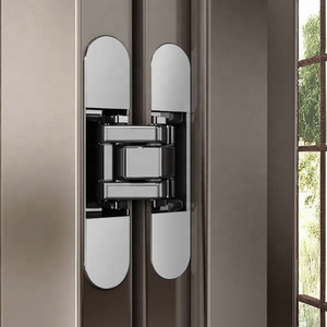 Hiện Đại 80Kg Nặng-Nhiệm Vụ An Ninh Giấu Đồ Nội Thất Bản Lề 3D Có Thể Điều Chỉnh Đóng Mềm Gấp Vô Hình Ẩn Bản Lề Cho Cửa - Product Image 3