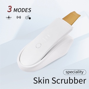 Handheld Ultrasonic Skin Scrubber Blackhead Remover Pore Cleaner Face Facial Deep Cleaning Scraper Various Plug (US AU CN ZA) - Product Image 3