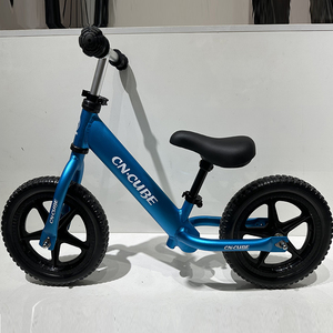 Sepeda keseimbangan bingkai logam campuran aluminium 12 inci, untuk anak-anak usia 2-6 tahun, sepeda dorong tanpa Pedal 2 roda - Product Image 1