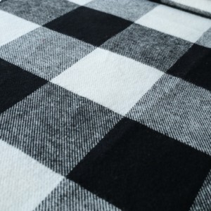 100% coton tissu à <span class=keywords><strong>carreaux</strong></span> teint en fil <span class=keywords><strong>blanc</strong></span> <span class=keywords><strong>noir</strong></span> <span class=keywords><strong>chemise</strong></span> à <span class=keywords><strong>carreaux</strong></span> robe poncée conception à <span class=keywords><strong>carreaux</strong></span> produits de qualité supérieure - Product Image 1