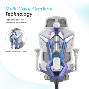 Silla Gamer 6D Armrest Chameleon de Fabricante Directo, Silla Ergonómica con Base de Aluminio y Reposapiés, Cómoda para Juegos - Product Image 3