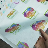 Papier d'emballage pour fleurs MF blanc sans acide, papier spécial avec impression de logo de couleur uniforme, marque JSE, Guangdong Chine, personnalisable