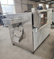 Machine de torréfaction à gaz pour noix, graines de soja, amandes, cacahuètes, sésame, cacao, capacité 25-500 kg, matériau SUS 304