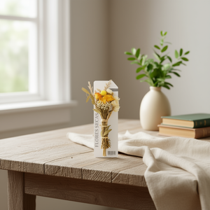 Bouquet de fleurs séchées Ilan 15 cm, arrangement décoratif naturel - Product Image 3