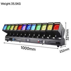 Luz Móvil LED RGBW CMY <span class=keywords><strong>de</strong></span> 12x60W, DMX 26-329CH, Efecto Estroboscópico para Escenario, DJ, Discoteca, Boda, <span class=keywords><strong>Club</strong></span> Nocturno, Alto Brillo 8380 Lf - Product Image 3