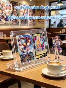 แท่นวางการ์ดแม่เหล็ก Rylic Strong Magnetic Card Brick แบบ 2 ช่อง 3 ช่อง สำหรับการ์ด Pokémon PTCG One Piece Uma <span class=keywords><strong>Musume</strong></span> และการ์ดสะสมอื่นๆ - Product Image 1