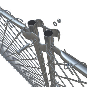 Valla de construcción portátil 6x12 de alta calidad, valla temporal de eslabones de cadena de perro galvanizada usada de hierro - Product Image 2