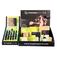 Présentoir de comptoir en carton avec Logo de Promotion PDQ cosmétique maquillage parfum huiles essentielles